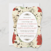 Invitation Vintage Chic Floral (Devant)