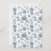 Invitation vintage Chinoiserie Bird Baby shower (Dos)