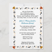Invitation Vintage Citrouille romantique Halloween (Dos)