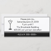 Invitation vintage Cocktail Party (Dos)