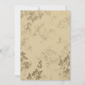 Invitation Vintage Country Barn Mariage (Dos)