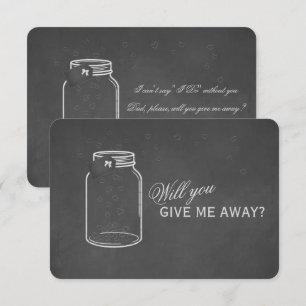 Invitation Vintage Craie Me Donnerez-Vous
