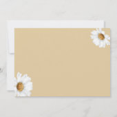 Invitation Vintage Daisy Bee 1er anniversaire (Dos)