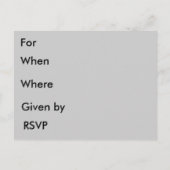 Invitation vintage de diplômés (Dos)