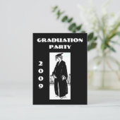 Invitation vintage de diplômés (Debout devant)