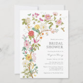 Invitation vintage de douche nuptiale (Devant)