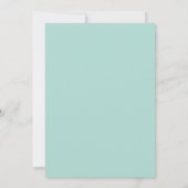 Invitation vintage de douche nuptiale (Dos)