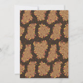 Invitation vintage de fête d'anniversaire de (Dos)