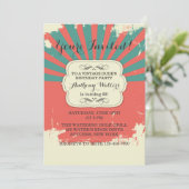 Invitation Vintage de Grunge (Debout devant)