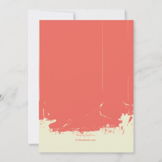 Invitation Vintage de Grunge (Dos)