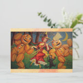 Invitation vintage de Halloween (Debout devant)