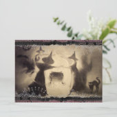 Invitation vintage de Halloween (Debout devant)