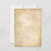 Invitation vintage de Halloween - partie de (Dos)