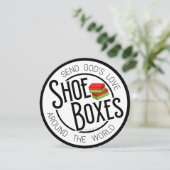 Invitation vintage de la partie Shoebox (Debout devant)