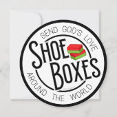 Invitation vintage de la partie Shoebox (Devant)