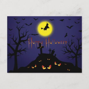 Invitation vintage de partie de Halloween avec le