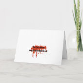 Invitation vintage de partie de Halloween avec le (Dos)