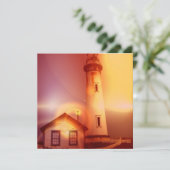 Invitation vintage de phare (Debout devant)