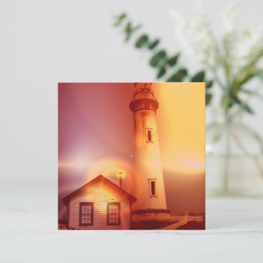 Invitation vintage de phare (Debout devant)