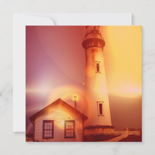 Invitation vintage de phare (Devant)