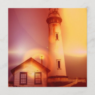 Invitation vintage de phare