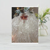 INVITATION VINTAGE DE SANTA CLAUS (Debout devant)