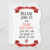 invitation vintage de sundite crème glacée (Dos)