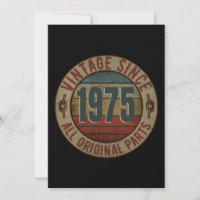 VINTAGE DEPUIS 1975 TOUTES PIÈCES D'ORIGINE.
