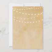 Invitation Vintage des voyants à chaînes de l'invi (Dos)