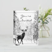 Invitation Vintage Design Stag Party  Wedding Invite (Debout devant)