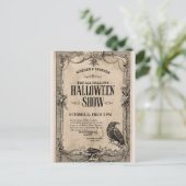 Invitation vintage d'Halloween (Debout devant)