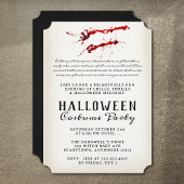 Invitation Vintage d'Halloween Vampire