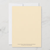 Invitation vintage d'obtention du diplôme de (Dos)