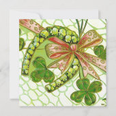 Invitation vintage du jour de St Patrick (Dos)