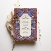 Invitation Vintage Elegance Lilac Pimpernel Mariage