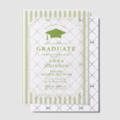 Invitation vintage Elegant Graduation Party (Décalage (Invitation))