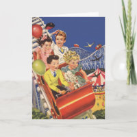 Vintage Enfants Roller Dessous de verre Anniversai