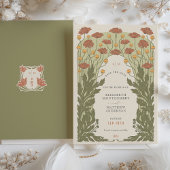 Invitation Vintage Enregistrer la date