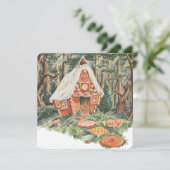 Invitation vintage Fairy Tale, Hansel et Gretel (Debout devant)