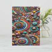 Invitation vintage floral (Debout devant)