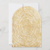 Invitation Vintage Floral Garland Hay Bale Mariage (Dos)