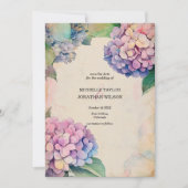 Invitation Vintage florale botanique Enregistrer la date (Devant)