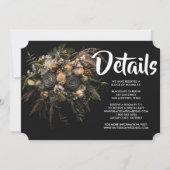 Invitation vintage foncée (Devant)