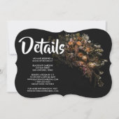 Invitation vintage foncée (Devant)