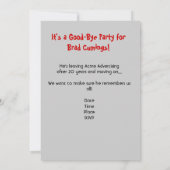 Invitation Vintage fou (Dos)