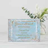 Invitation Vintage French Toile & Script No. 2 (Debout devant)