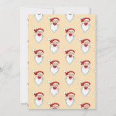 Invitation Vintage & Futuristic City Santa Sleigh Christmas (Dos)