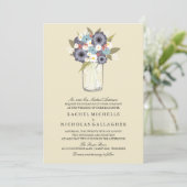 Invitation Vintage Garden Mason | Mariage (Debout devant)