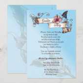 Invitation Vintage Garden Party (Devant / Derrière)