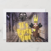 Invitation Vintage Goth Halloween Costume Party (Devant)